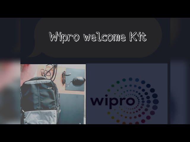 Wipro welcome kit || For Project Engineer 