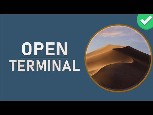 How to Open Terminal on Mac OS Mojave