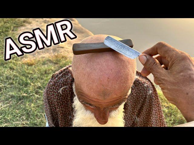 ASMR Fast & Amazing Hair Cutting With Barber Old [SHAMS ASMR]