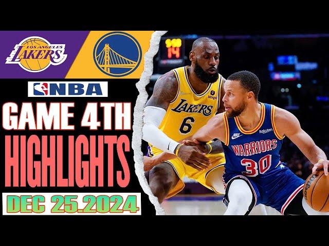 Los Angeles Lakers VS Golden State Warriors Game 4TH Highlights Dec 25,2024 NBA Season 2024-25