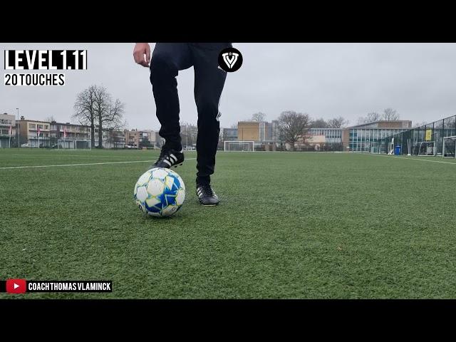 LEVEL 1 - COMPILATION - 20 challenges | Football - Soccer Homework