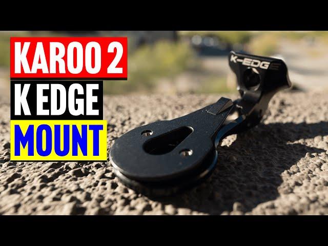 Hammerhead Karoo 2 K-Edge Mount and Custom Mount #Cycling #Karoo2