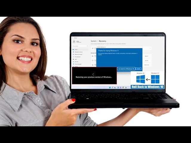 How to Go Back/Downgrade To Windows 10 from Windows 11 Without losing Data