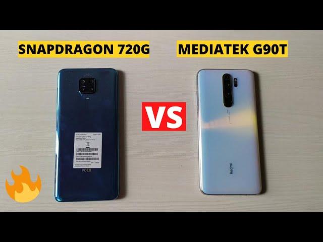 Qualcomm Snapdragon 720G VS Mediatek Helio G90T | Poco M2 Pro VS Redmi Note 8 Pro |Speed Test Hindi