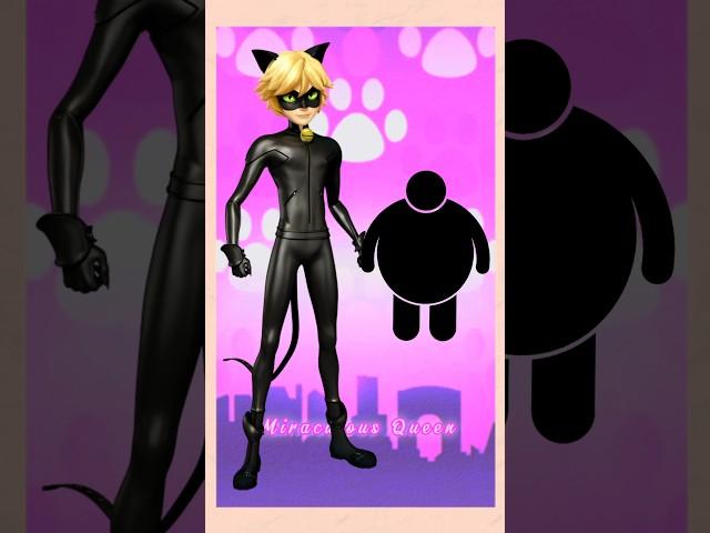 Miraculous Characters as Chubby Mod | Fat #miraculous #ladybug #shorts #barbie #catnoir #pawpatrol