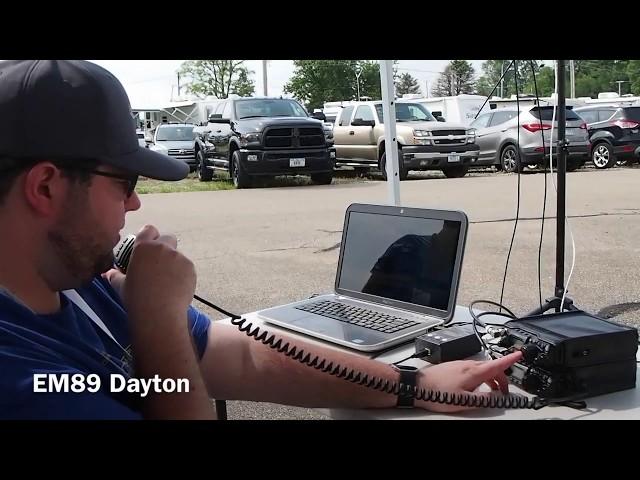 Hamvention 2017 Xenia, OH AMSAT Demonstration W3ZM Oscar 7 Satellite