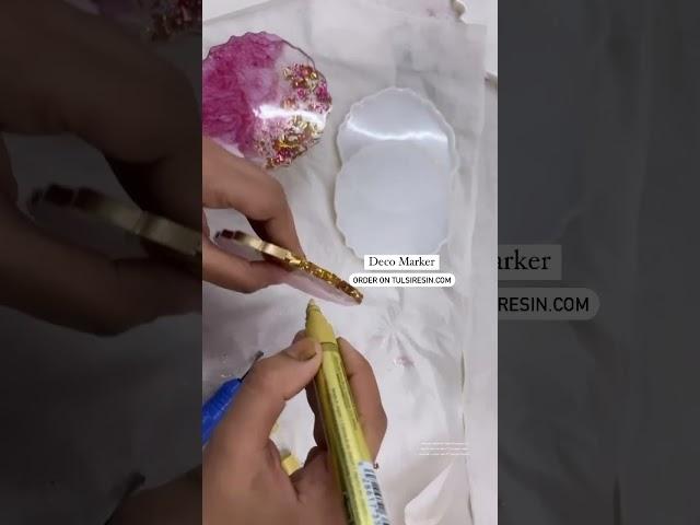 Deco Marker - Order on tulsiresin.com | Resin tutorial for beginners | Diy Resin | tulsi resin store