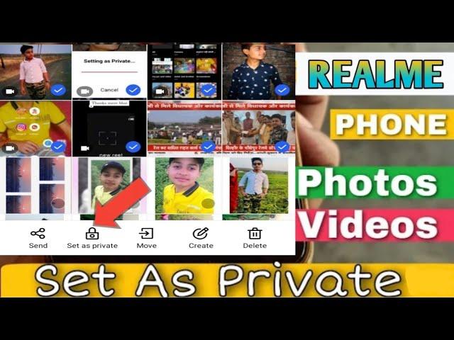 how to view set as private photos and videos in realme phone # TECHNICAL#BOOSTER 1.0 #viral #video