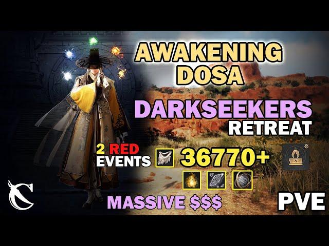 BDO - Darkseekers Retreat  36770+ 2 events Trash Yellow - Awakening Dosa - PVE - 2024-12-22