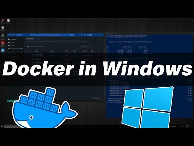 Run Docker in Windows - Setup, Docker Compose, Extensions