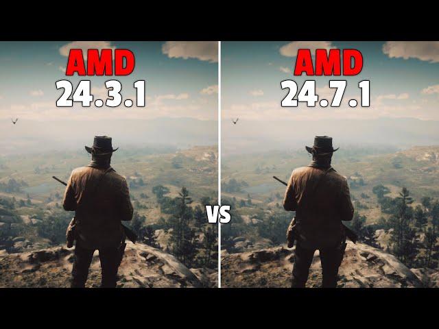 AMD Drivers (24.3.1 vs 24.7.1) Test in 4 Games RX 570