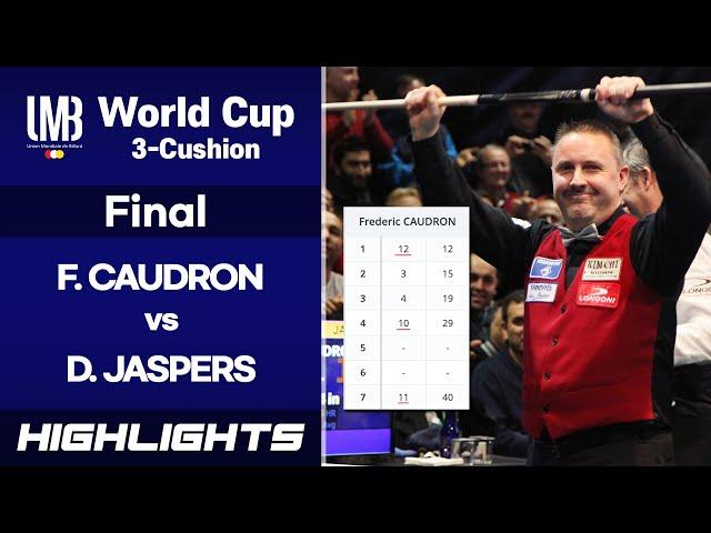 Final - 프레드릭 쿠드롱 Frederic CAUDRON vs 딕 야스퍼스 Dick JASPERS. H/L