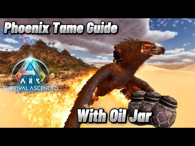 How To Tame A Phoenix In Ark Survival Ascended Scorched Earth! With A Trap