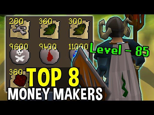 The 8 Most Profitable Mid Game Money Making Methods! [OSRS]