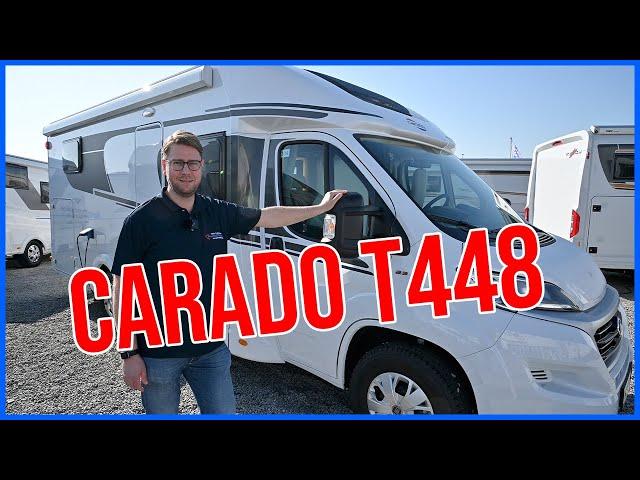 Wohnmobil Carado T448 Modell 2021 - Einzelbetten und große Heckgarage