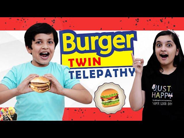 BURGER TWIN TELEPATHY | Aayu vs Pihu | Eating Challenge | Aayu and Pihu Show