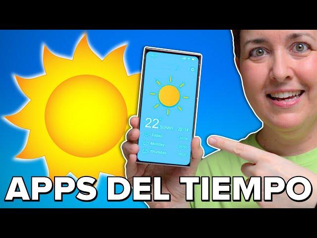 Las MEJORES APPS del TIEMPO ️️ [2024] Android - iPhone