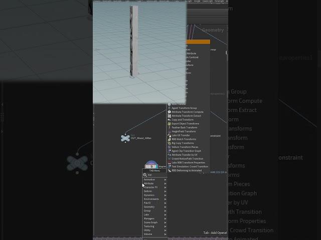 Transform Pieces Node | Simulate Faster and more Efficient #vfx #houdini