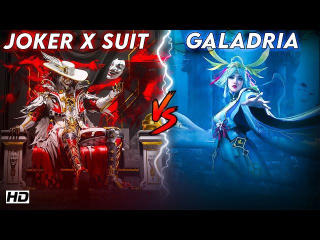 Joker x Suit vs Galadria X-Suit:  The Ultimate PUBG Showdown!