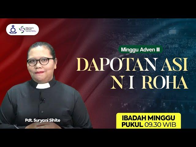 Ibadah Minggu Siang HKBP Mampang | Minggu 15-12-2024 | Bahasa Batak 09.30 WIB