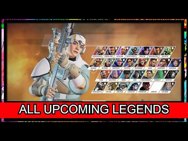 ALL LEAKED LEGENDS in the Next 9 Seasons of Apex Legends w/gameplay | Apex Legends Leaks