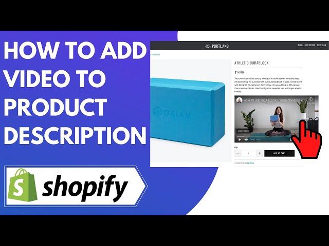 How to Add Video on Shopify Product Page (2021)