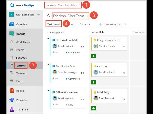 Azure DevOps - Lesson 06 | Azure DevOps Sprint Taskboard | Azure DevOps Sprint Planning and Features