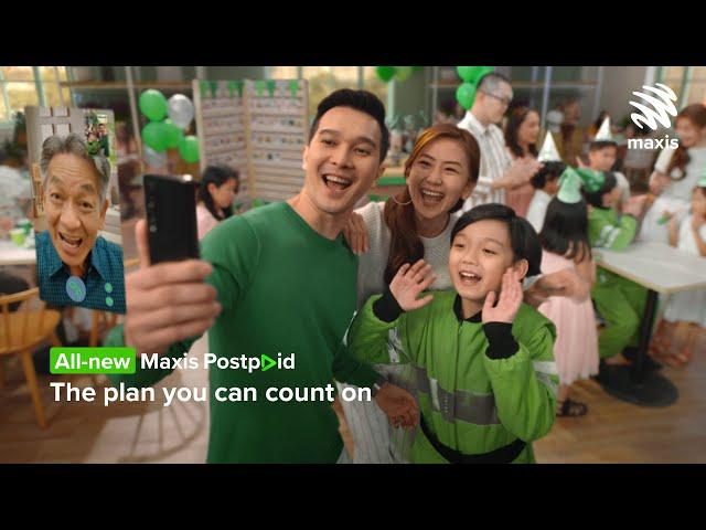 All-new Maxis Postpaid, the plan you can count on