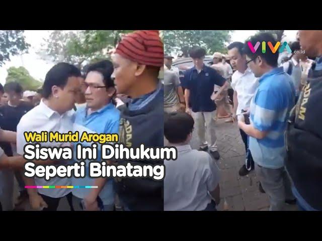 Aksi Arogansi Wali Murid Bela Anaknya, Siswa Dipaksa Sujud Menggonggong