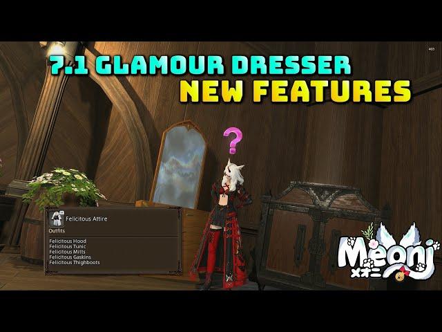 FFXIV: Outfit Glamour System - New Functions / Feedback - 7.1