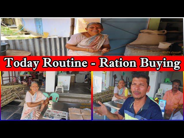 Today அலைச்சல் கொஞ்சம் ஜாஸ்தி  Ration Shop Vlog  @GobiAmma