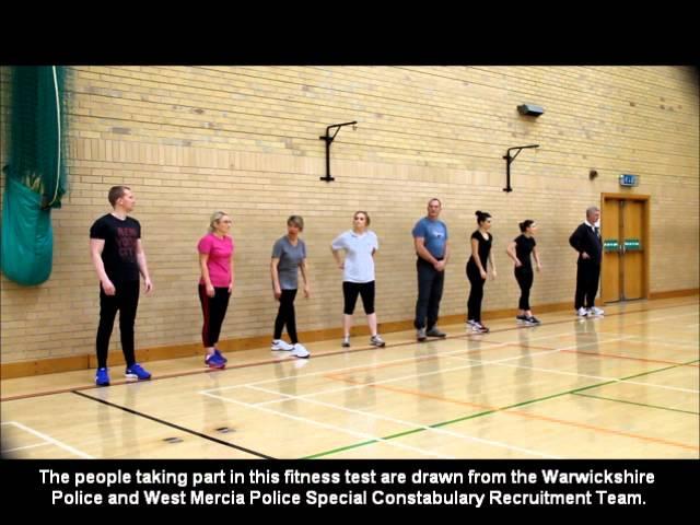 Warwickshire Police & West Mercia Police fitness test roughcut