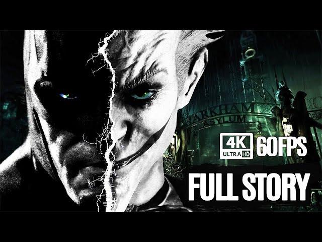 BATMAN ARKHAM ASYLUM All Cutscenes (Full Game Movie) 4K 60FPS Ultra HD