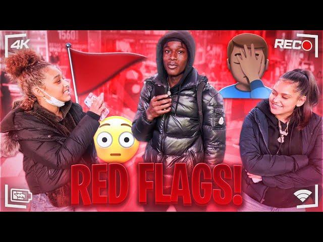 BIGGEST RED FLAGS *PUBLIC INTERVIEW* (NYC EDITION)