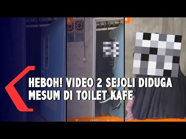 Heboh !  Video Pasangan Muda Mudi Diduga Mesum di Toilet Kafe Madiun