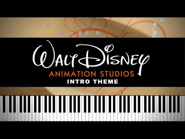 Walt Disney Animation Studios Intro - Piano Tutorial