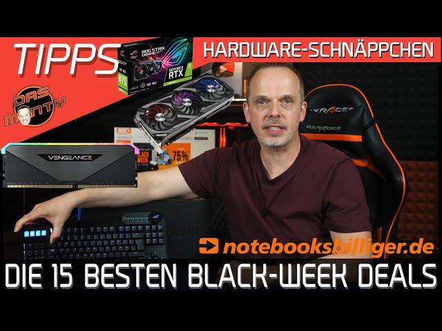 Die besten 15 Hardwaredeals in der Black-Week bei NBB-Notebooksbilliger.de | DasMonty