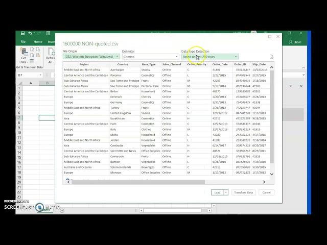 Filter Massive CSV using PowerQuery in Excel