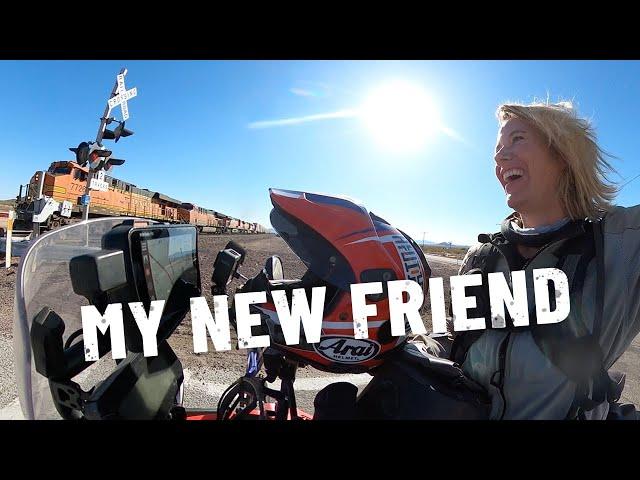 Crossing the Mojave Desert riding with an unlikely friend |S6-E102|