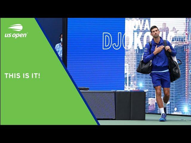 Novak Djokovic & Daniil Medvedev Walk-Out | 2021 US Open Final