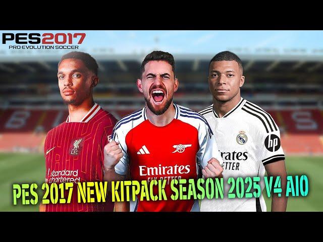 PES 2017 NEW KITPACK SEASON 2025 V4 AIO