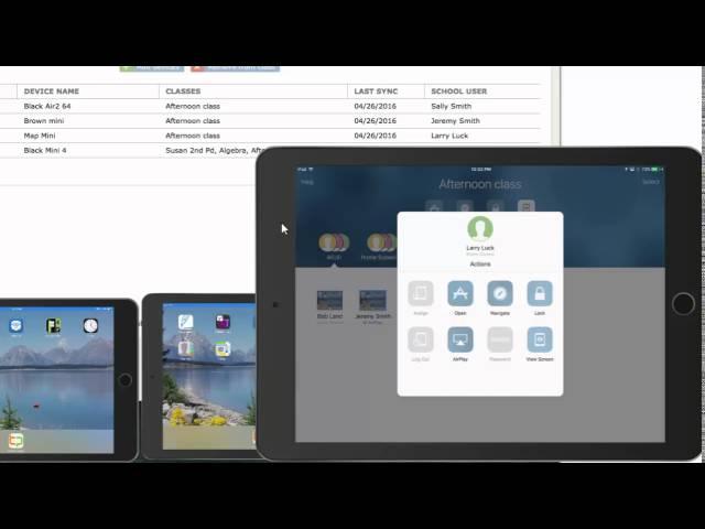 Using Apple's iOS Classroom App with TabPilot MDM for Schools