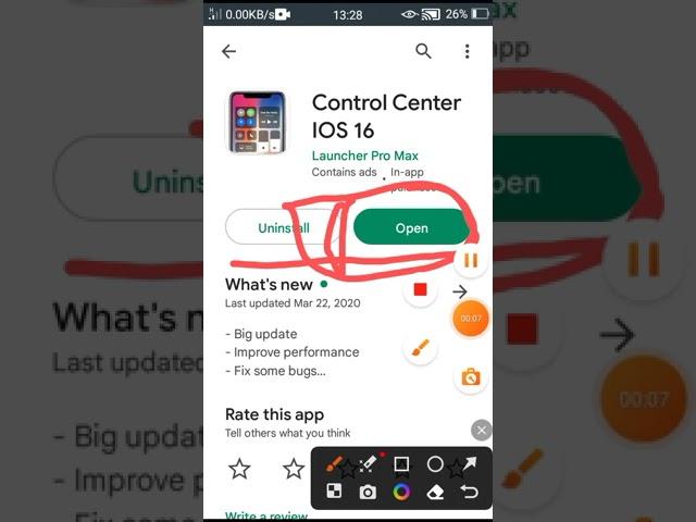 how to change android control center to ios control center #android#phone#mobile#viral#shorts