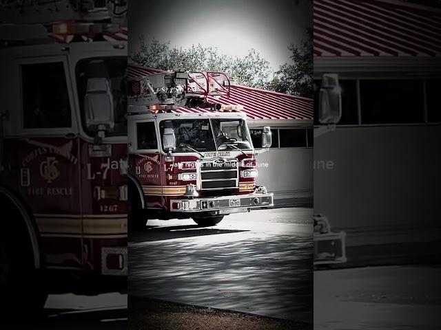 Heat waves emergency services edit #firetruck #emergencyresponse #shorts