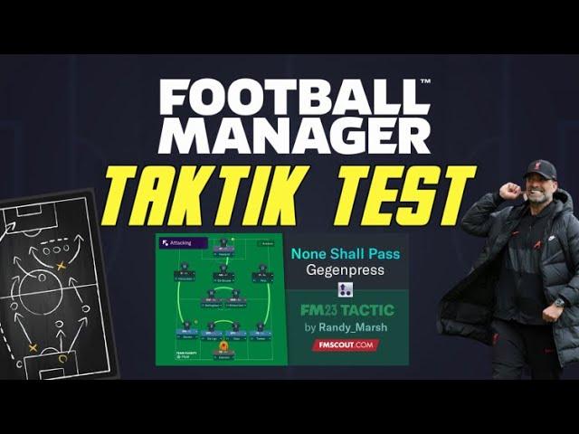 Ich teste die beliebteste FM23 Taktik | FM 23 TAKTIK TEST