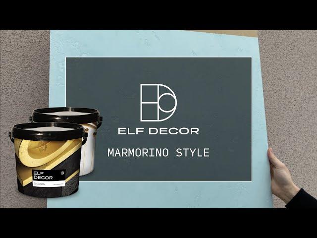 Decorative plaster Marmorino Style from Elf Decor