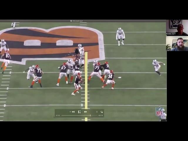 Bengals LT Jonah Williams - Defending Yannick Ngakoue's cross-chop technique