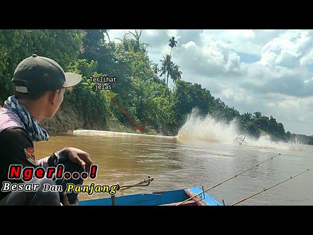 YA TUHAN!!! Lagi Asik-Asik Mancing Ikan Baung Sesuatu yang Besar Terjun Kedalam Sungai