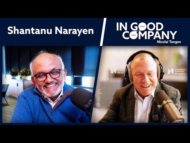 Shantanu Narayen - CEO of Adobe  | Podcast | In Good Company | Norges Bank Investment Management