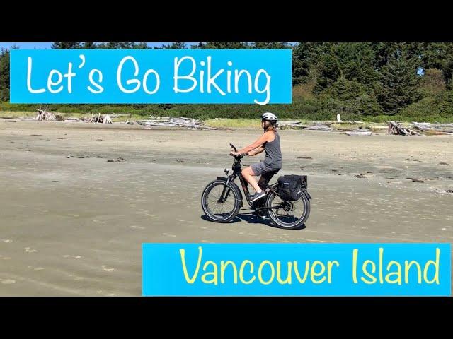 Let’s Go Biking Vancouver Island PACIFIC RIM TRAIL Andy Commons in CANADA  PLUS BEAR ENCOUNTER